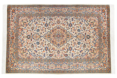 Multicolored Kashan Rug