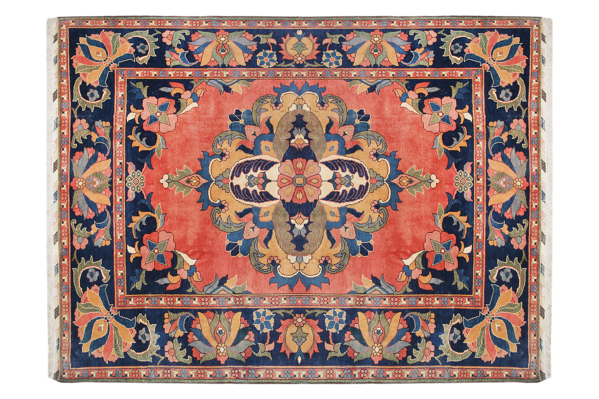 Floral Kashan Persian Rug