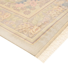 Ivory Turkish Oushak Rug