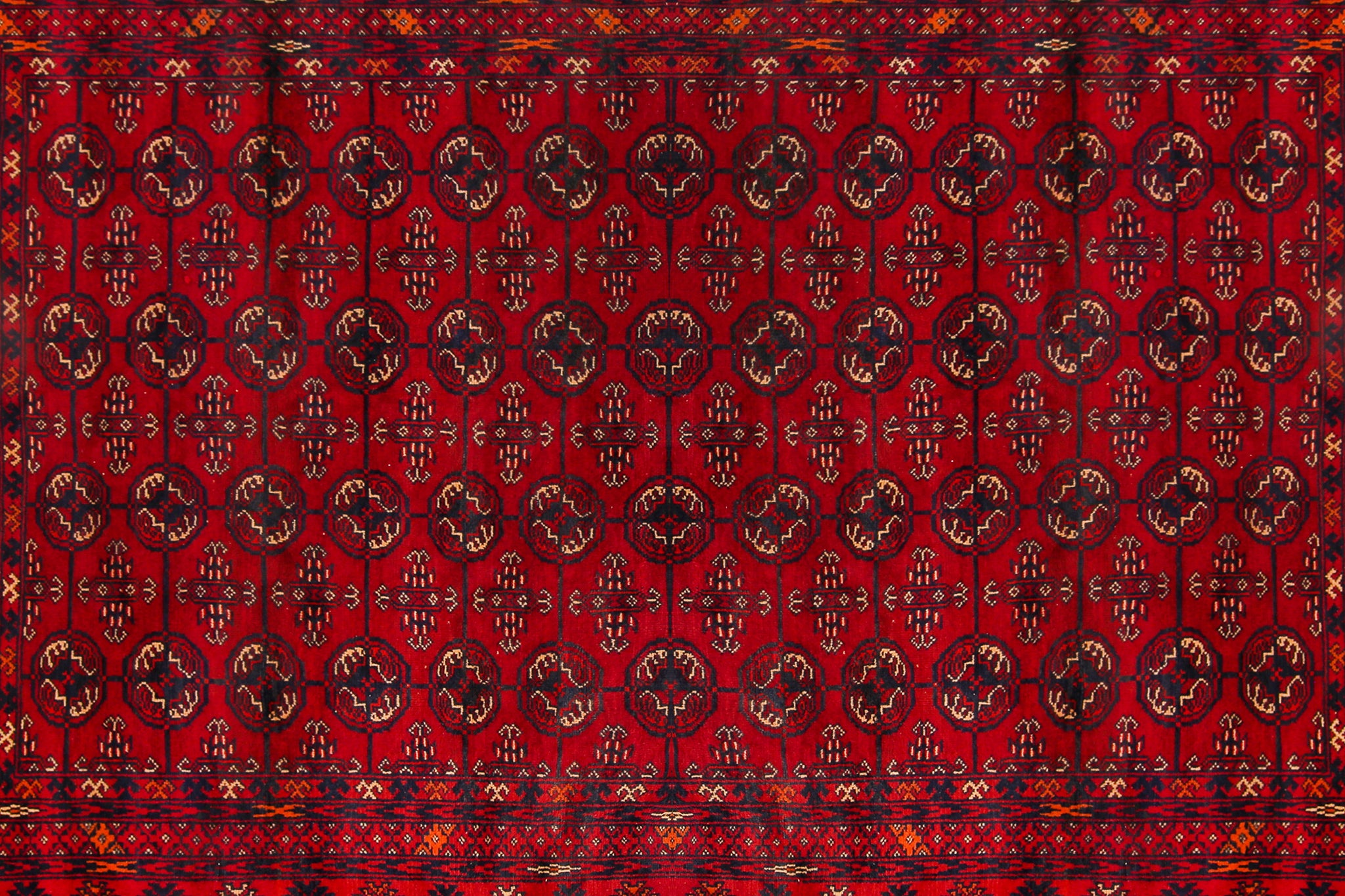 Red Bokhara Rug 2